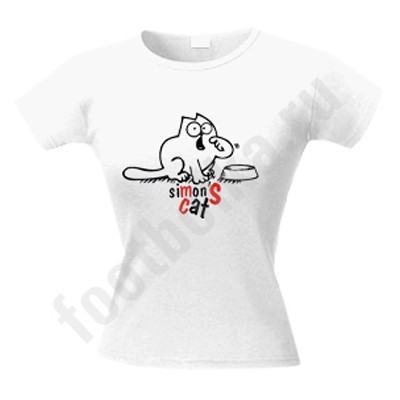Футболка женская Кот Саймона (Simon's Cat)