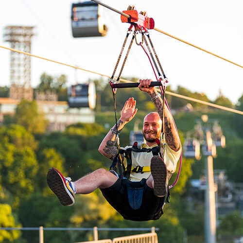 Аттракцион Zipline (2 взрослых)