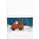 Полотенце банное Truckin With Santa