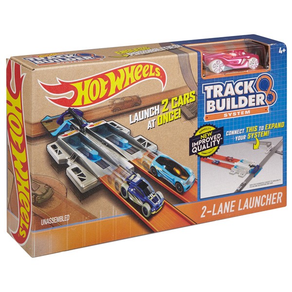 hot wheels 2 lane launcher