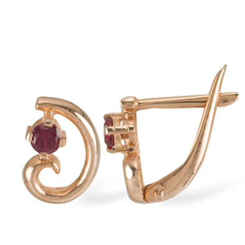 Серьги с кристаллами Swarovski