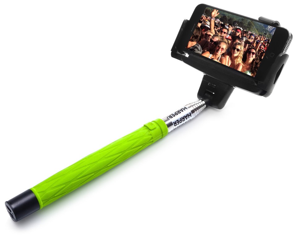 Монопод для селфи HARPER с кнопкой Bluetooth и зеркалом