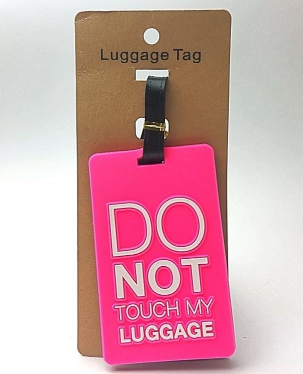 Бирка для багажа Don't touch my luggage
