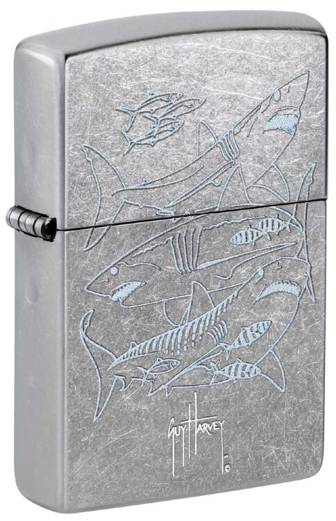 Зажигалка Zippo Shark Collage 48595 от Гая Харви