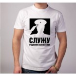 Футболка 23 февраля Служу родному коллективу