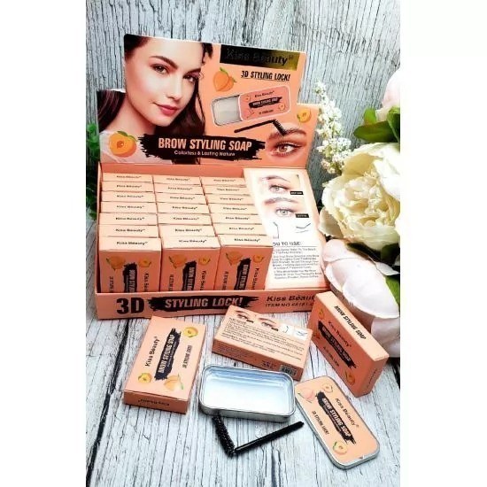 Воск-мыло для бровей Kiss Beauty Styling Look Eyebrow