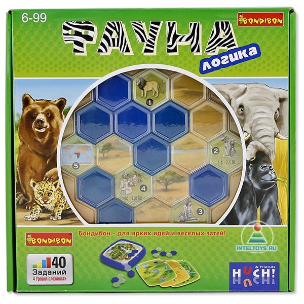 Логическая игра Bondibon (Бондибон) «Фауна»