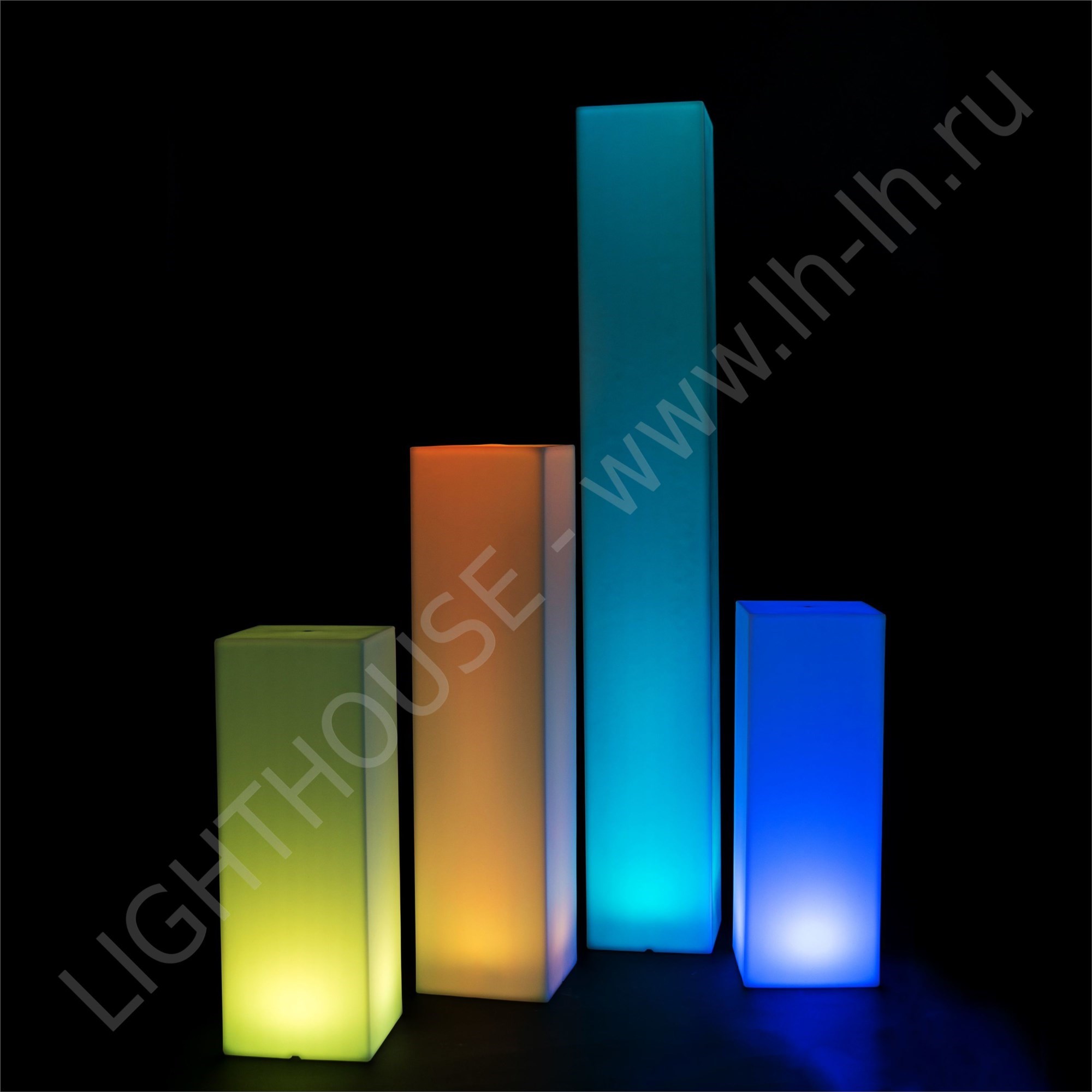 Светящаяся LED тумба Bondi H115 RGB Acuum (под заказ)