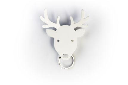 Белый держатель для ключей и аксессуаров Deer