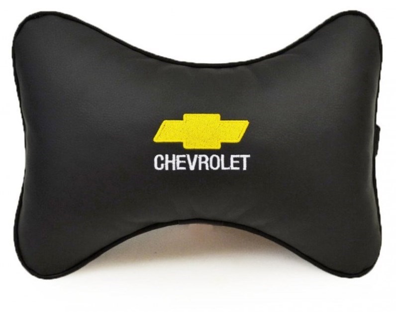 Подушка на подголовник из экокожи Chevrolet