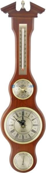 Метеостанция настенная Дежнев с часами 60 см