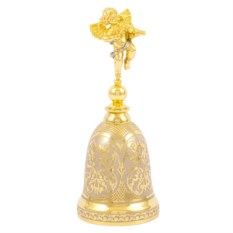 Колокольчик из бронзы Ангел со скрипкой