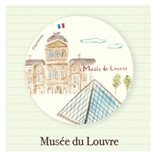 Карманное зеркало Musee du Louvre