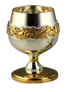 Серебряная рюмка Роза