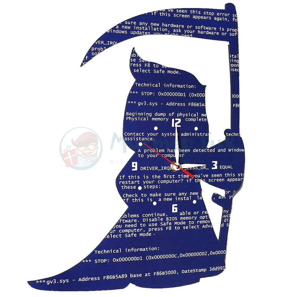 Настенные часы Экран смерти