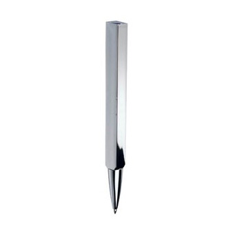 Ручка шариковая Smalto Square Silver в футляре