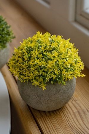 Искусственное растение в горшке BUSH BALL, пластик, 12х13 см