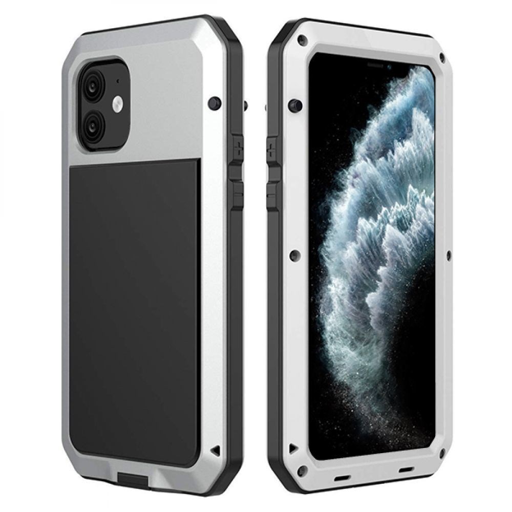 Бронированный чехол Taktik Extreme для iPhone 11 (серебро)