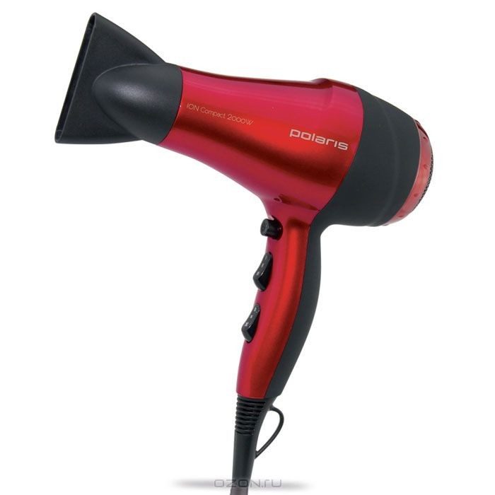 Фен Polaris PHD 2077i Red / Black 2000W