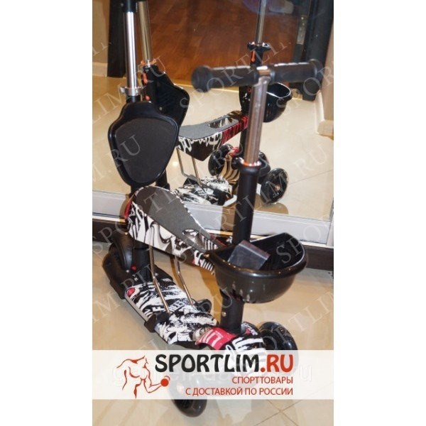 Самокат детский Scooter 5 в 1 с подсветкой и музыкой
