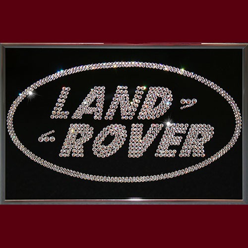 Картина с кристаллами Swarovski Land Rover