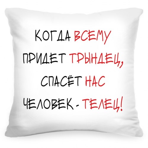 Подушка «Спасёт телец»