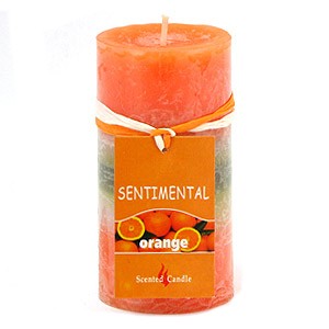 Свеча Sentimental апельсин