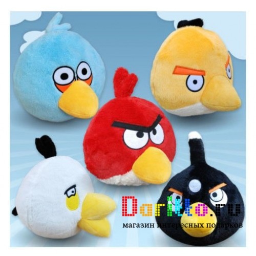 Мягкая игрушка брелок Angry Birds