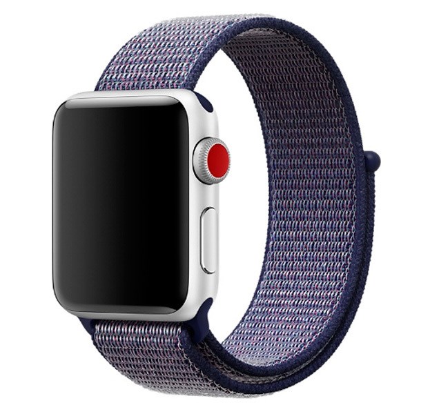 Нейлоновый ремешок Nylon loop для Apple Watch (фиолетовый)