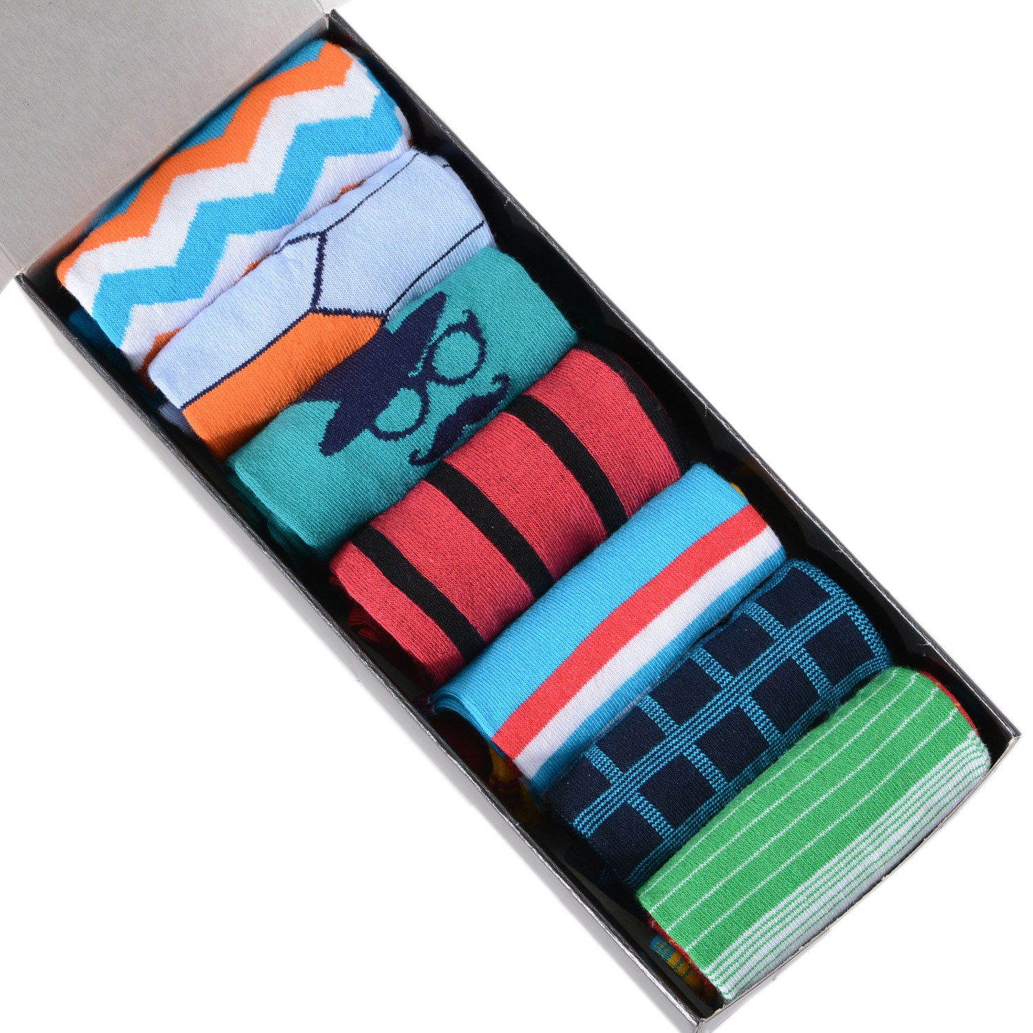 Набор из 7 пар мужских носков Moscowsocksclub