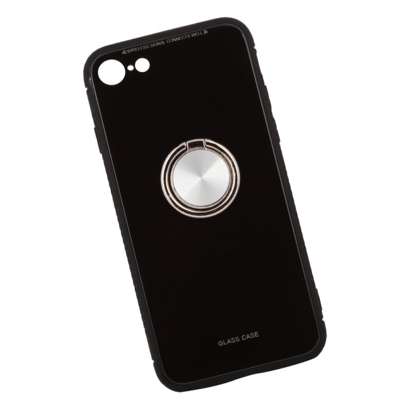 Защитная крышка LP для iPhone SE 2/8/7 Glass Case с кольцом