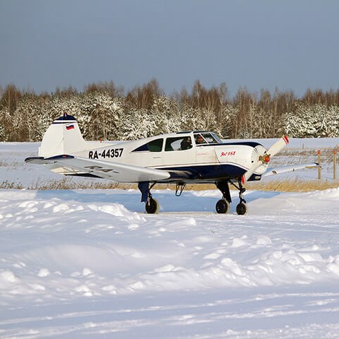 20 минут полета на ЯК-18Т (пилотирование)