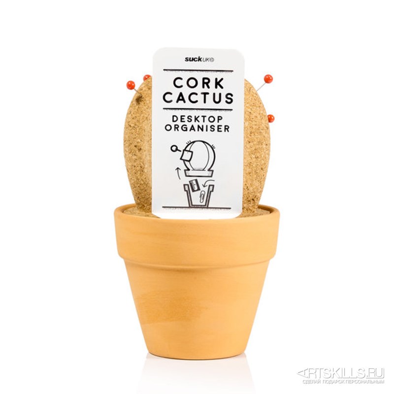 Настольный органайзер Кактус Cork cactus