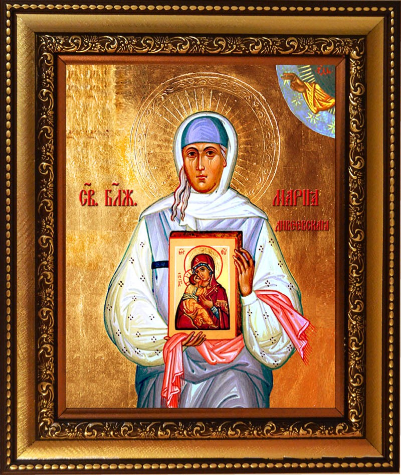 Икона на холсте Мария Дивеевская - Святая блаженная