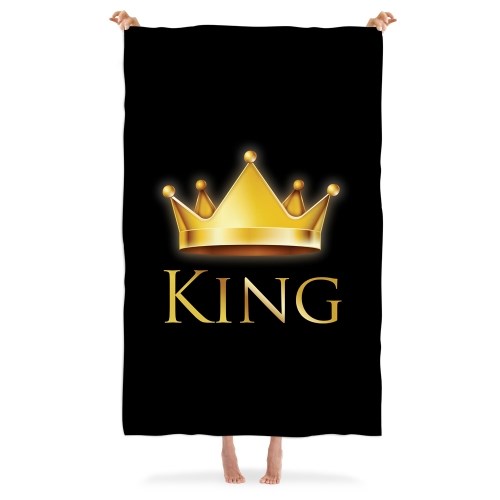Плед с принтом King