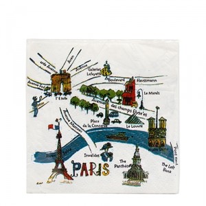 Салфетки Paris sights