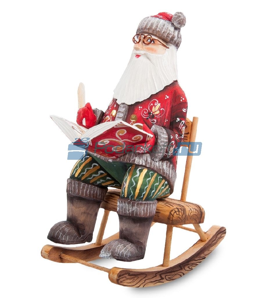 Фигурка Дед Мороз с книгой