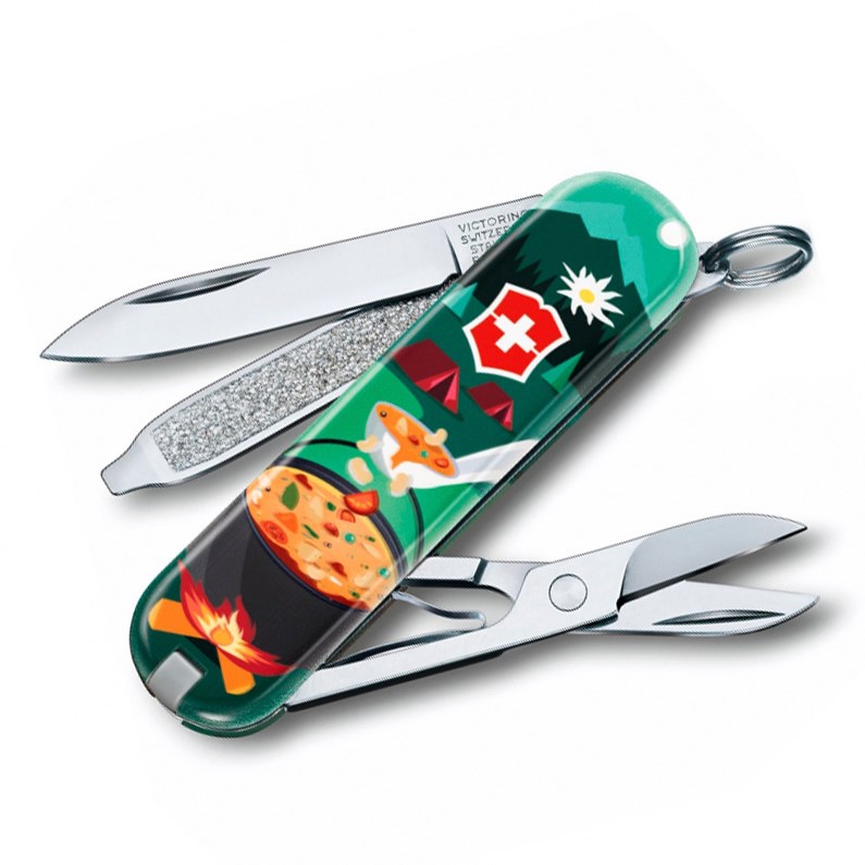 Перочинный нож Victorinox Classic Swiss Mountain Dinner
