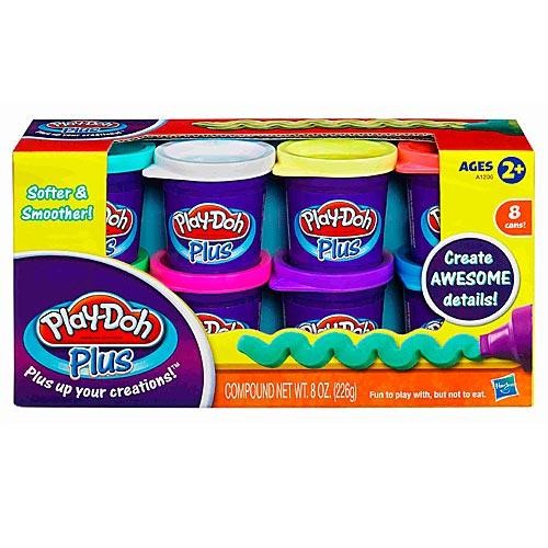 Набор пластилина Play-Doh PLUS (8 цветов)