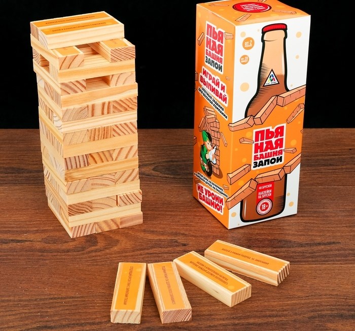 Настольная игра «Пьяная башня. Запой»