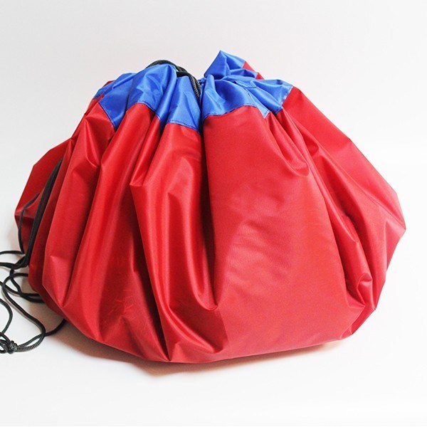 Сумка-коврик для игрушек Toy Bag, 150 см - красно-синий