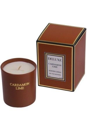 Свеча DELUX AROMA КАРДАМОН И ЛАЙМ, 7х8 см, Kaemingk