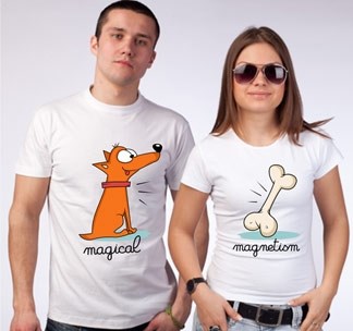 Футболки для двоих Magical magnetism