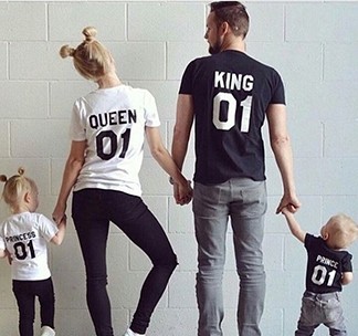 Одежда для все семьи King, Queen, Prince, Princess