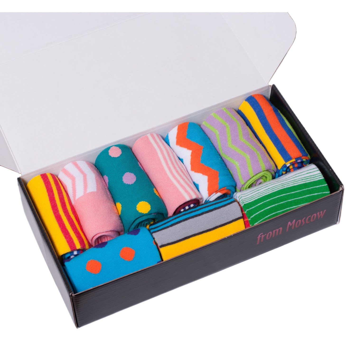 Набор из 10 пар женских носков Moscowsocksclub