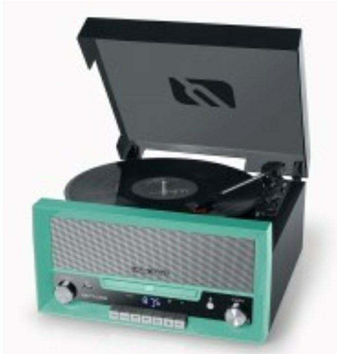 Музыкальный центр в стиле ретро Muse Vintage Green