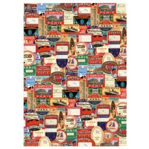 Оберточная бумага Bon Voyage Labels