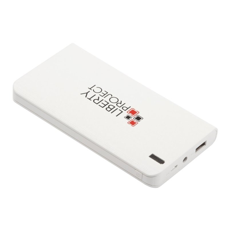 Внешний АКБ LP 8000 мАч Li-Pol USB выход 2,1А (белый)