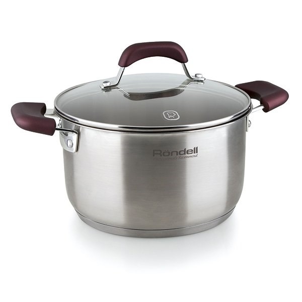 Кастрюля с крышкой 20 см 3,3 л Bojole Rondell 736-RDS