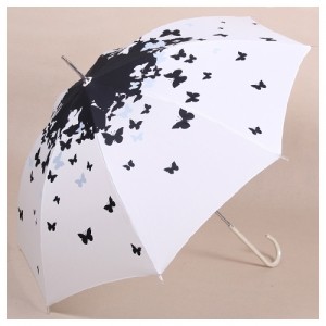 Зонт Black butterflies